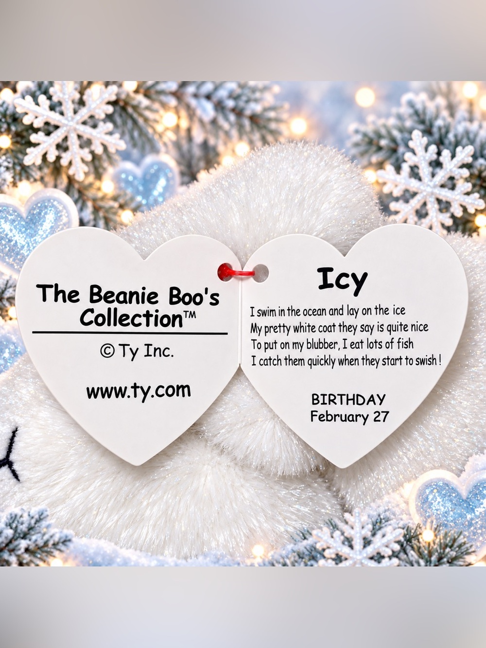 Ty Beanie Boo Icy the Seal Plush - Picture 3 of 3